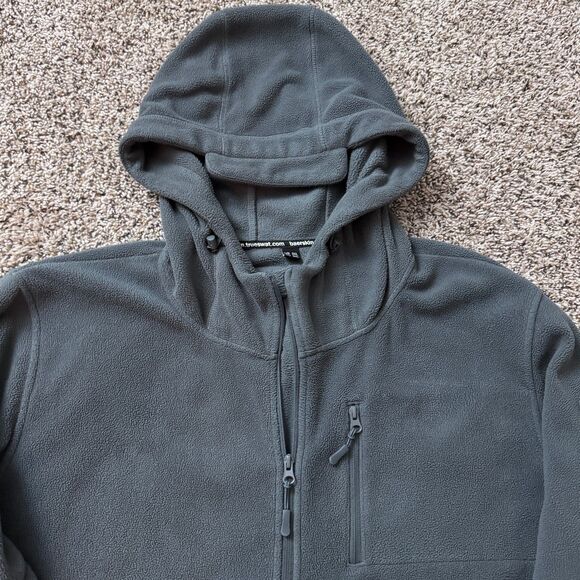 Baerskin Tactical Hoodie Mens 3XL Gray Fleece Hoodie Jacket Full Zip - Picture 2 of 13